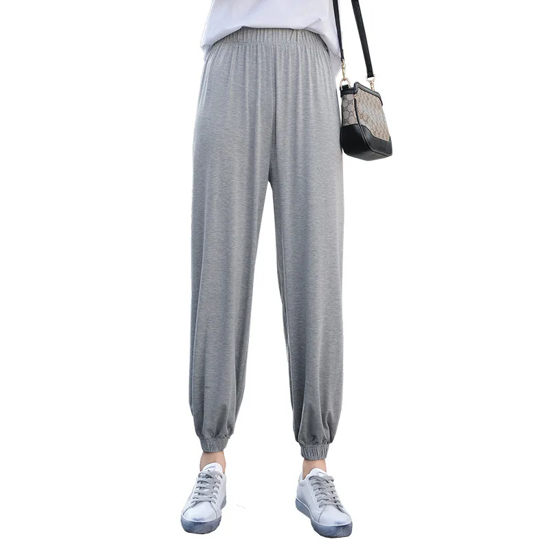 

Women's 2020 summer thin sports dance high waist loose lantern pants