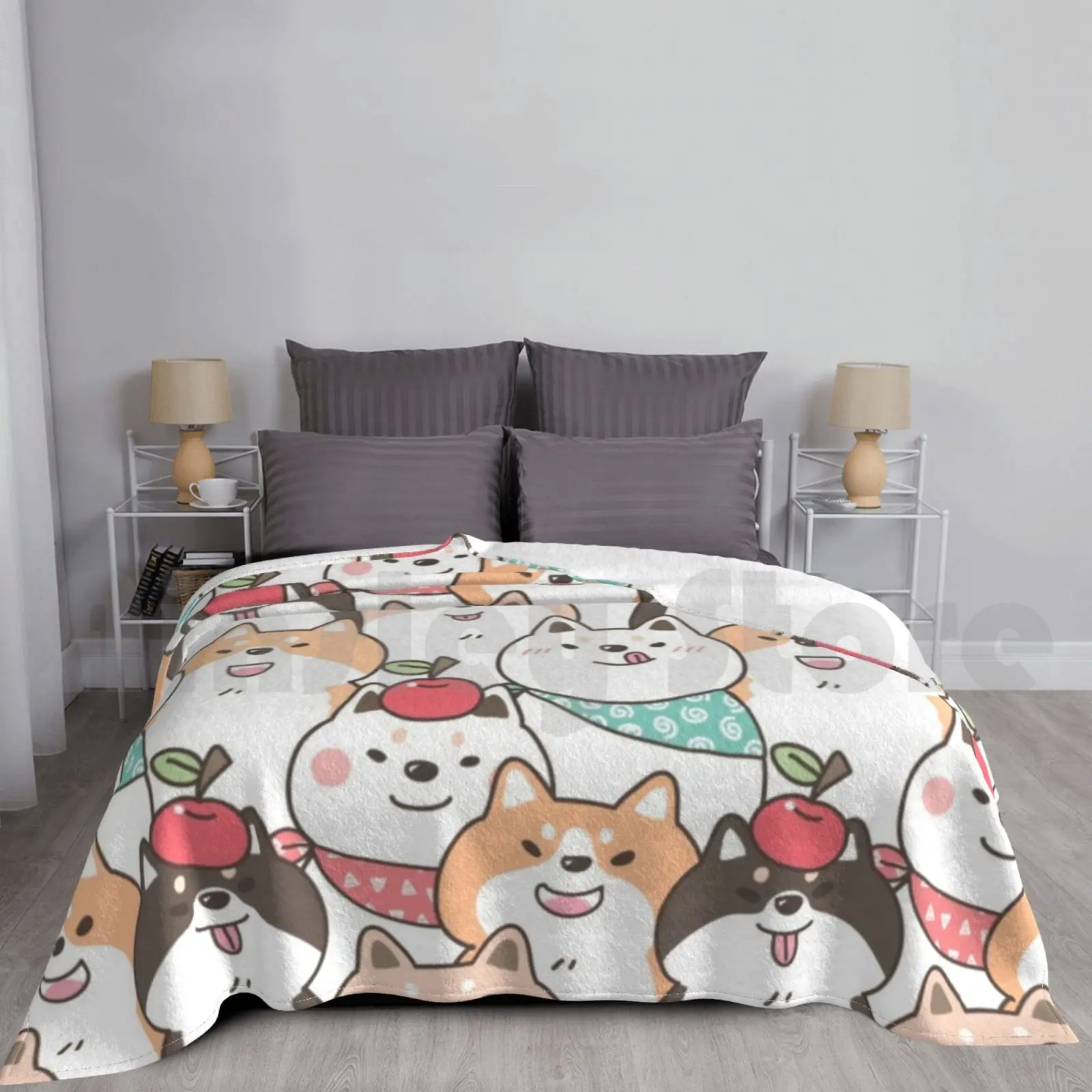 

Fluffy Shiba Inu Blanket Fashion Custom Shiba Inu Kawaii Cute Shiba Shiba Inu Mom Shiba Inu Christmas Shiba Inu