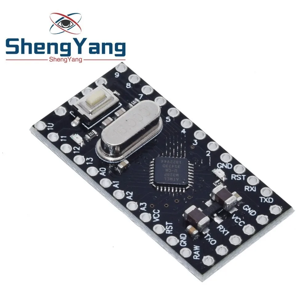 1 шт./лот ATMEGA328P Pro Mini 328 ATMEGA328 3,3 V/8 МГц 5 V/16 МГц для Arduino CP2102 PL2303 Ch340g FT2302RL драйвер