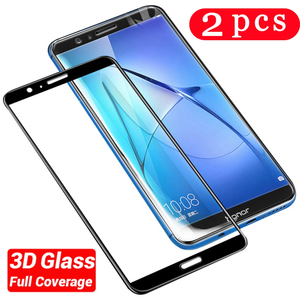2 шт. закаленное стекло для huawei p smart plus 2018 honor 7s 7x 7c 7a pro Защитная пленка экрана