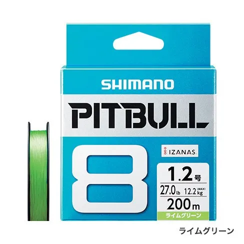 SHIMANO PITBULL8 зеленый синий 150 м/200 м 8 плетеная проволока PE материал мультифиламентная ловля карпа для рыбной ловли