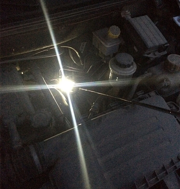 ALED освещенное зеркало для осмотра транспортных средств гибкие регулируемые