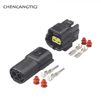 2 sets 2 pin female male waterproof wire connector plug car auto sealed truck denso socket 174354 2 174352 2