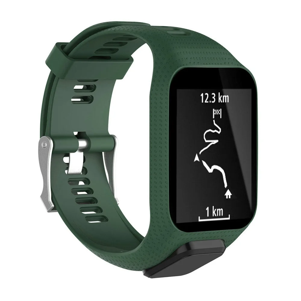 Ремешок на запястье для TomTom 2 3 Runner Spark Music сменный Браслет мягкий браслет для часов силиконовый ремень часы Браслет аксессуар