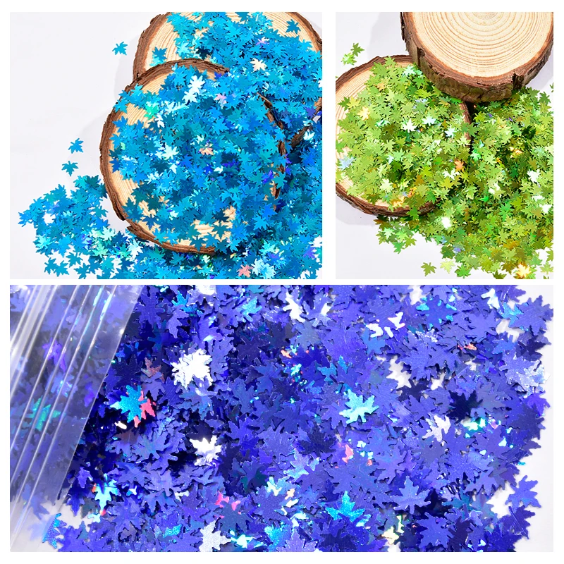 10 г/пакет нейл-арта с голографической отделкой чешуйчатого льда
