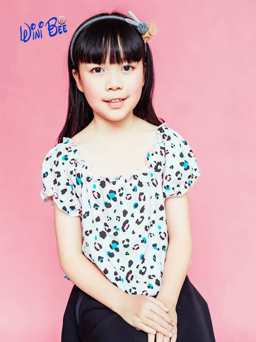 

Топы для девочек возрастом 8 до 16Y, одежда для девочек-подростков 16 лет футболки с леопардовым принтом Футболка с цветочным узором для детей; Одежда для девочек