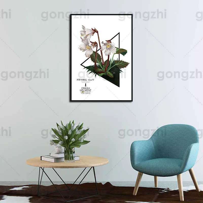 Абстрактная Картина на холсте из чистого хлопка с орхидеей для гостиной спальни