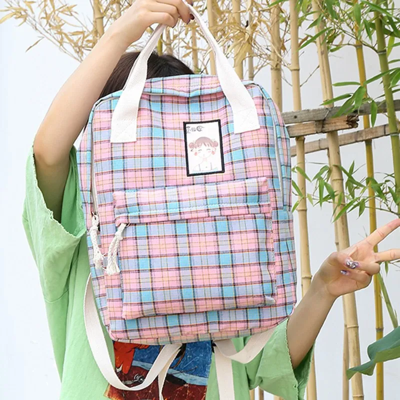 2019 Новый JIULIN цветной студенческий рюкзак на молнии|Женские рюкзаки| |