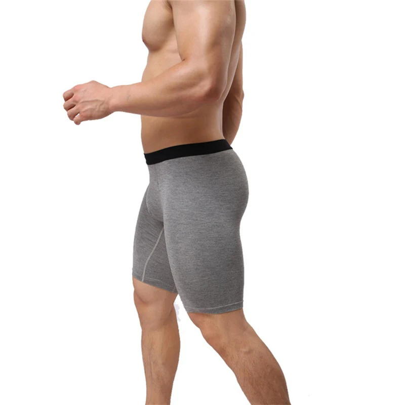 Мужские шорты для тренажерного зала нижнее белье боксеры фитнеса хлопковые