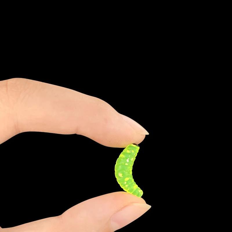 Приманка для рыбалки с реалистичным запахом рыбы Красные мягкие приманки-червяки 35 мм-75 мм Черви Силиконовые искусственные приманки 20-100 шт.