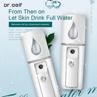 dr aelf mini portable nano mist sprayer facial body nebulizer steamer moisturizing skin care face spray beauty instruments