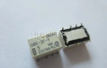 

10 шт./лот новые и оригинальные реле сигнала SMD, быстрое реле 5 в постоянного тока, 8 контактов, 2 на 2 замкнутых