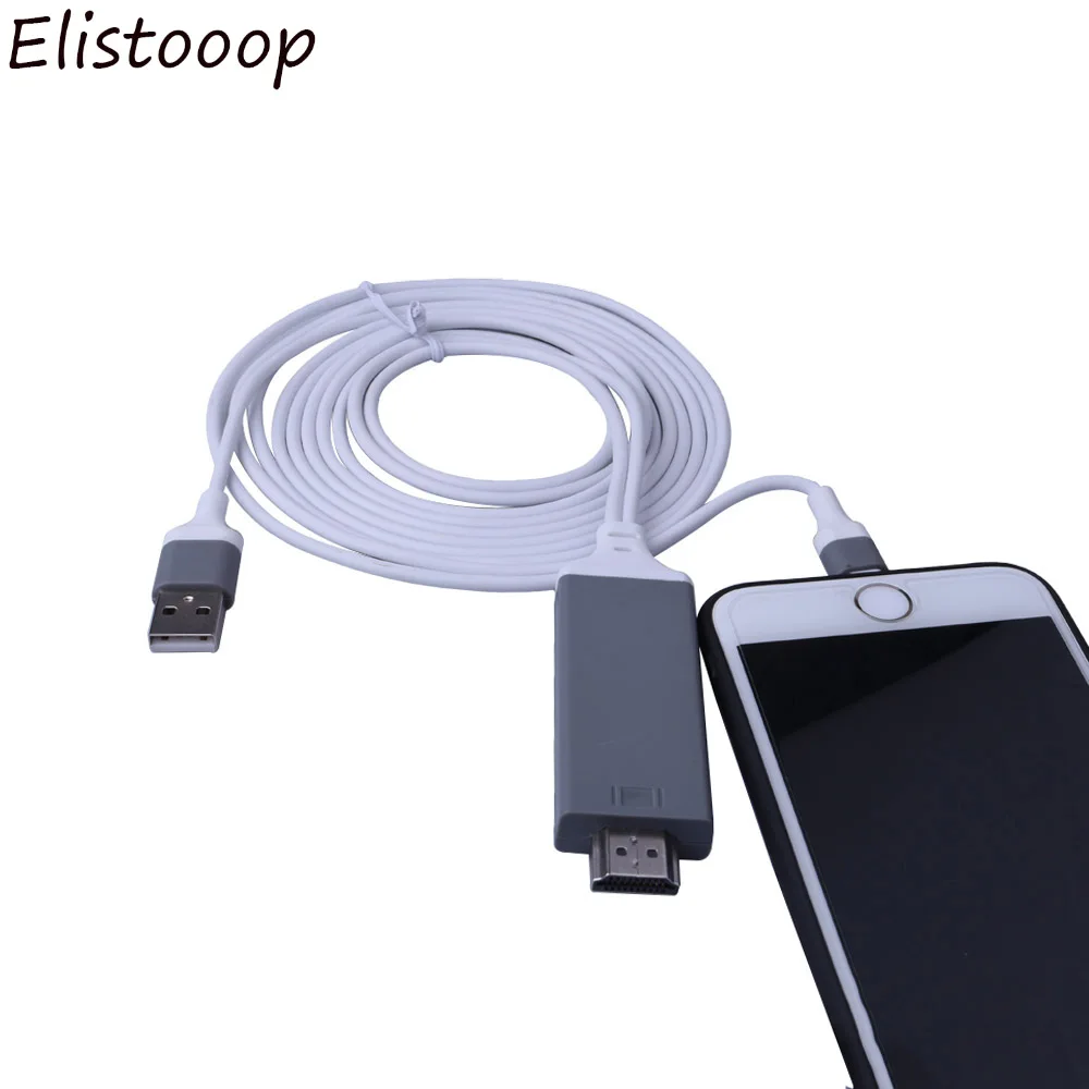 2 м Кабель HDMI-совместимый с HD 1080P конвертер адаптер кабель USB для HDTV TV цифровой AV
