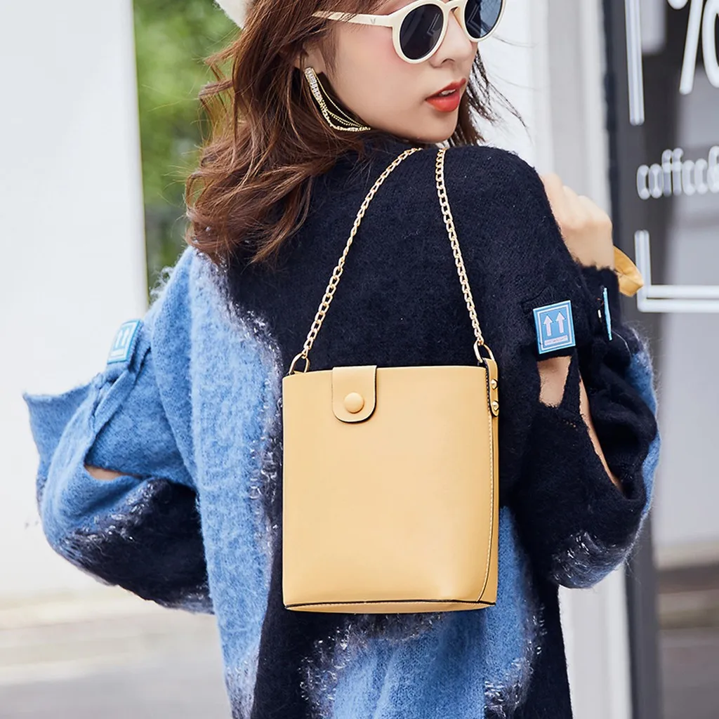 Женские сумки с цепочкой однотонные через плечо женские мини квадратные клатч на