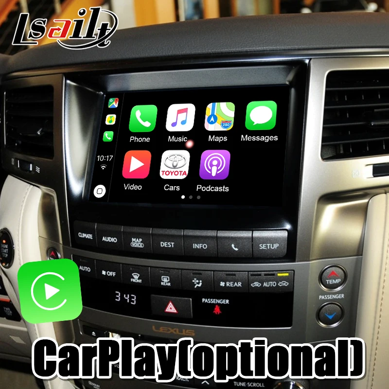 Видеоинтерфейс Lsailt Android 9 0 Carplay/ с PX6 4 + 64 ГБ waze google Youtube CarPay для 2013 2015 LX570|GPS