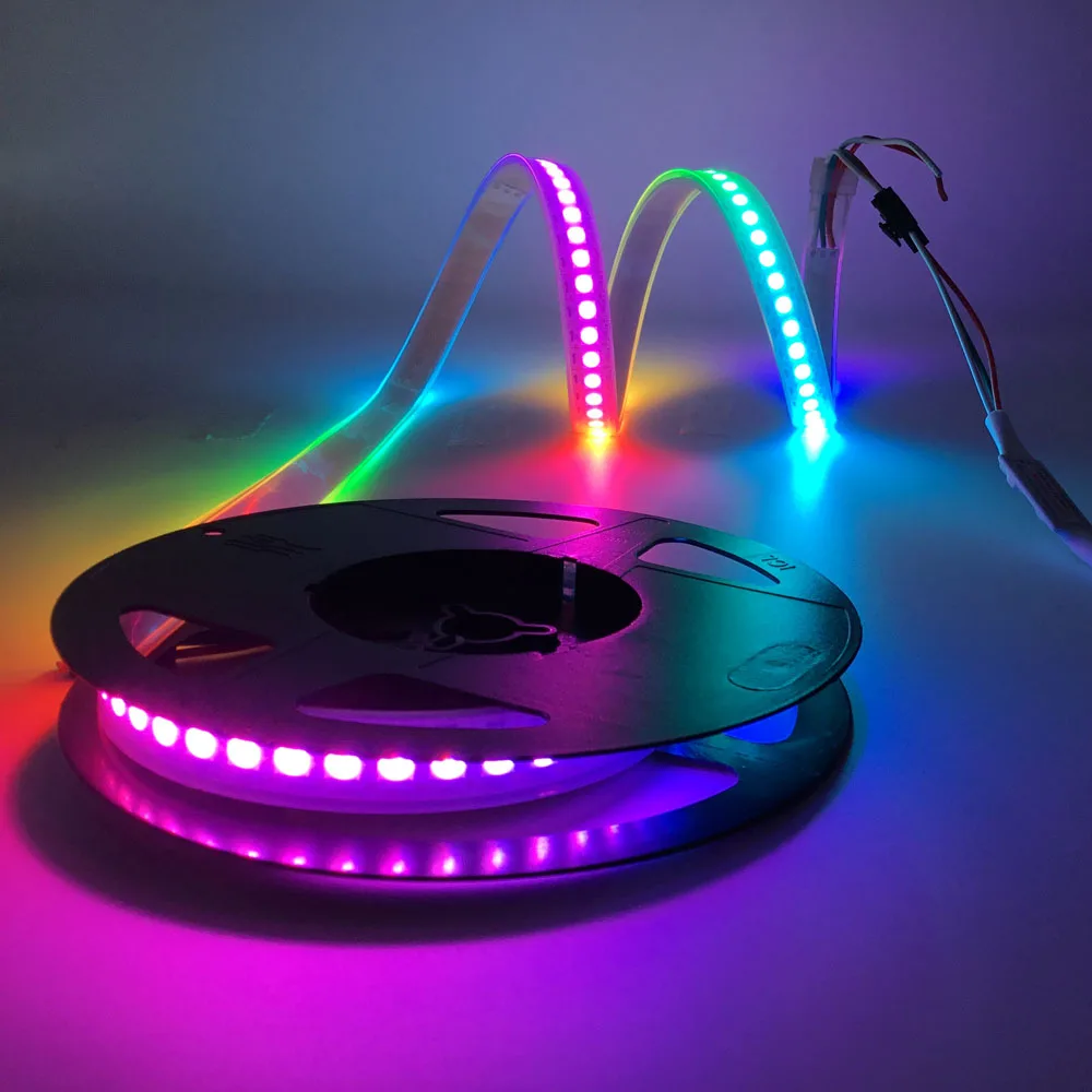 WS2812B WS2812 Адресуемая RGB Светодиодная лента 144 светодиода водонепроницаемый