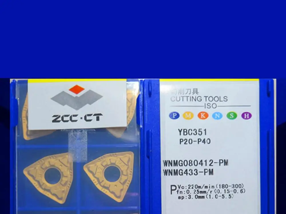 

WNMG080412-PM YBC351 caribde inserts 10PCS