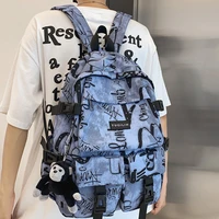 est unisex backpack camouflage waterproof nylon shoulders women large capacity female travel men print school backpack mochilas