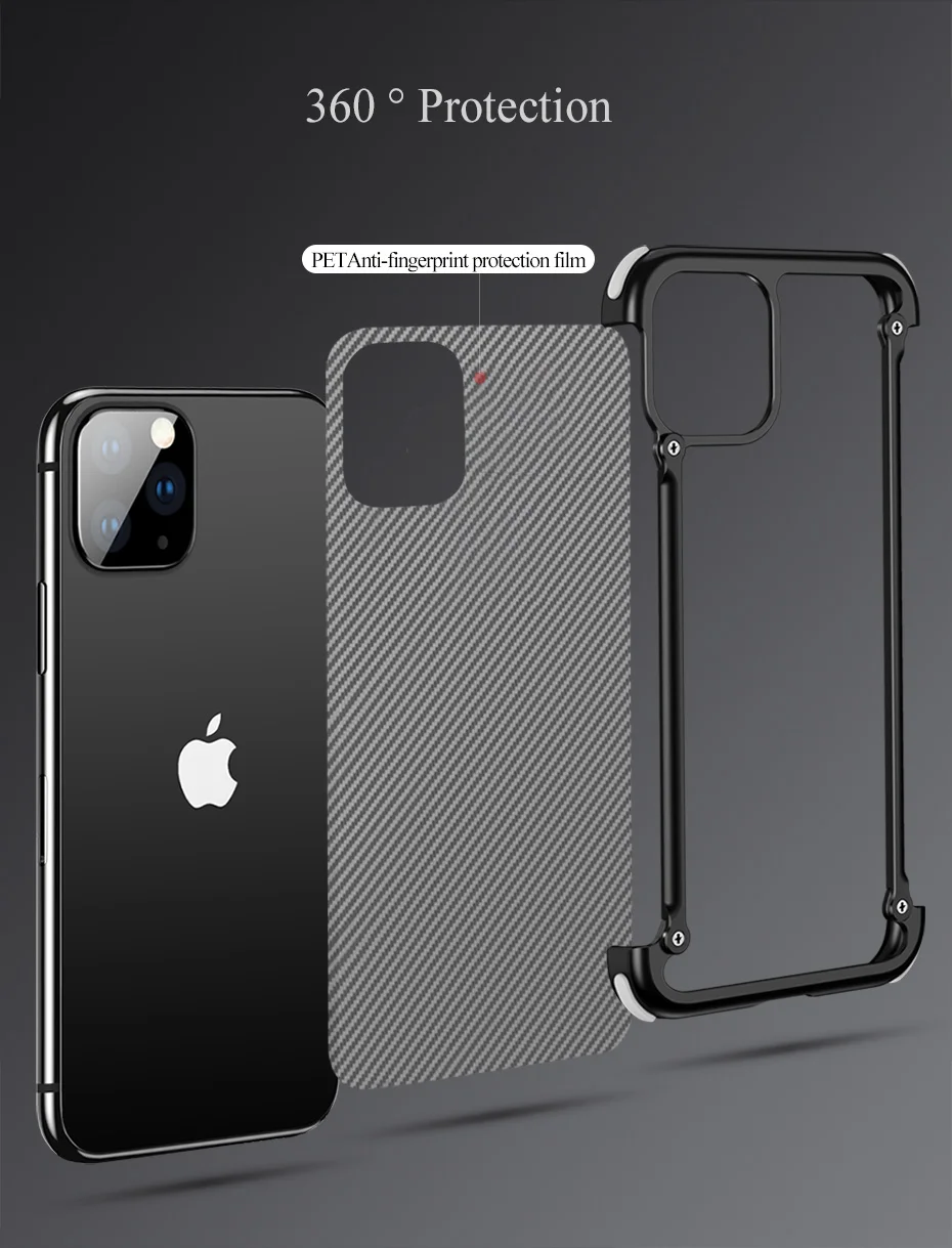 Роскошный металлический чехол с подушкой безопасности для IPhone 11 11 pro, чехол для Iphone 11 pro max, персональный металлический чехол-бампер