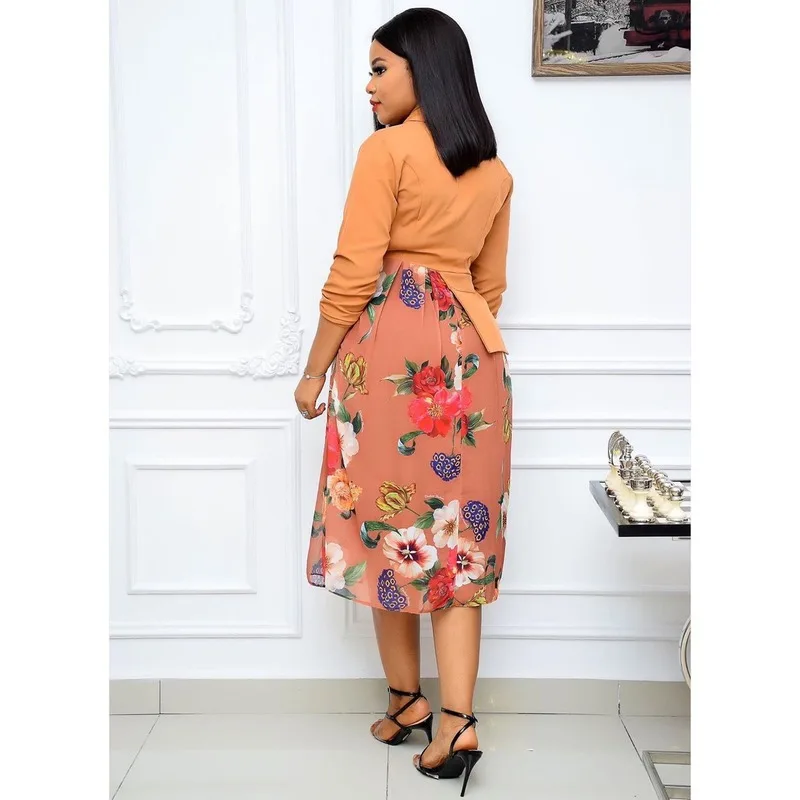 S 3XL плюс Размеры комплект из обуви в африканском стиле платья для женщин 2021 Сезон