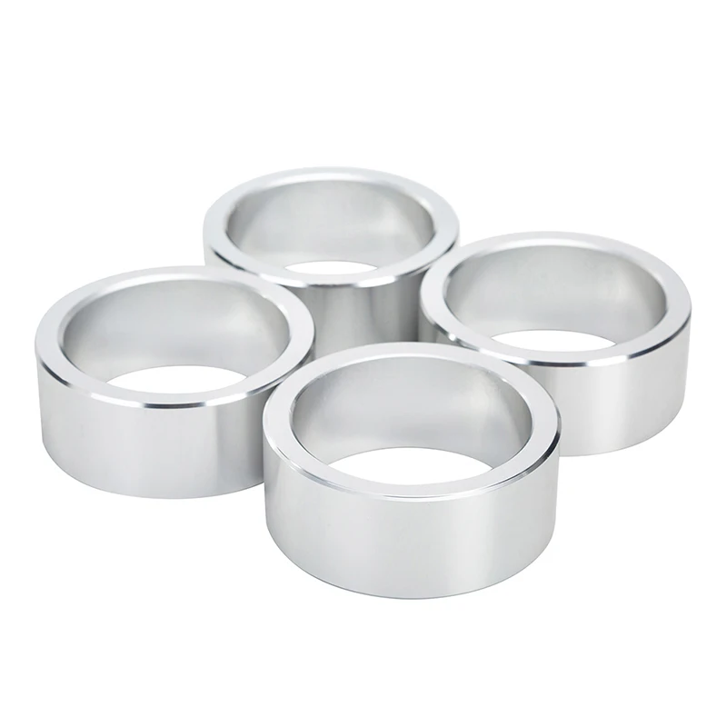 Подушки-исполнители POSSBAY 4 шт. подъемные проставки для амортизаторов ATV черного цвета из алюминия для CAN AM Bombardier Outlander 400 500 650.