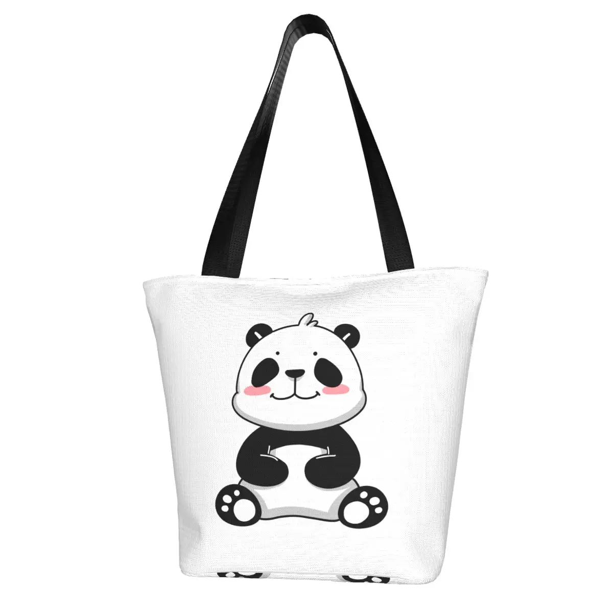 Panda Shopping Bag Aesthetic Cloth Outdoor Handbag Female Fashion Bags