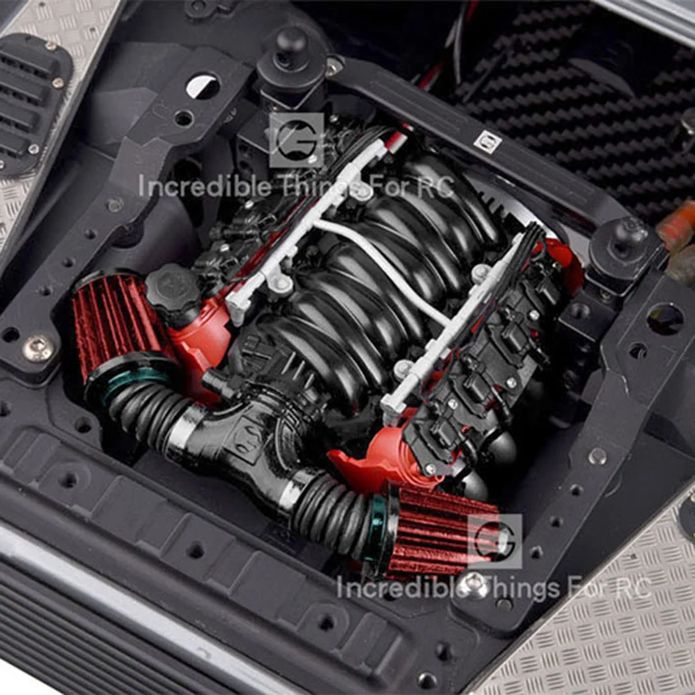 1 шт. LS7 V8 имитация радиатора охлаждающий вентилятор комплект электродвигателя