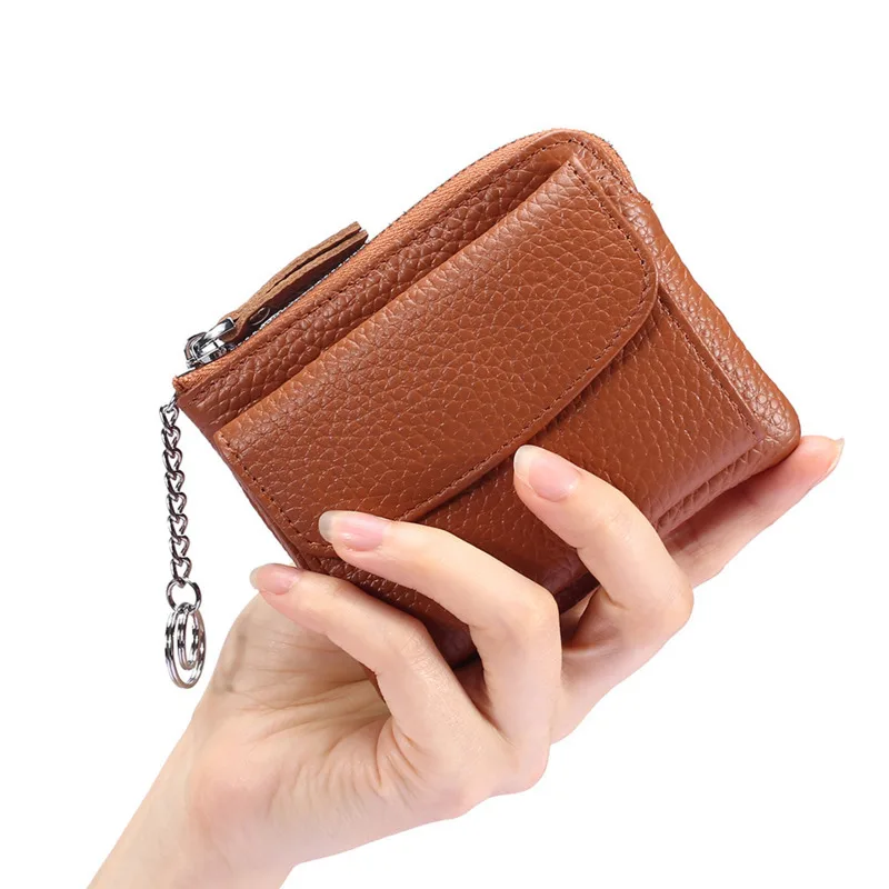 Женский кошелек Feamle кожаные кошельки из натуральной кожи женские цепь мини сумка