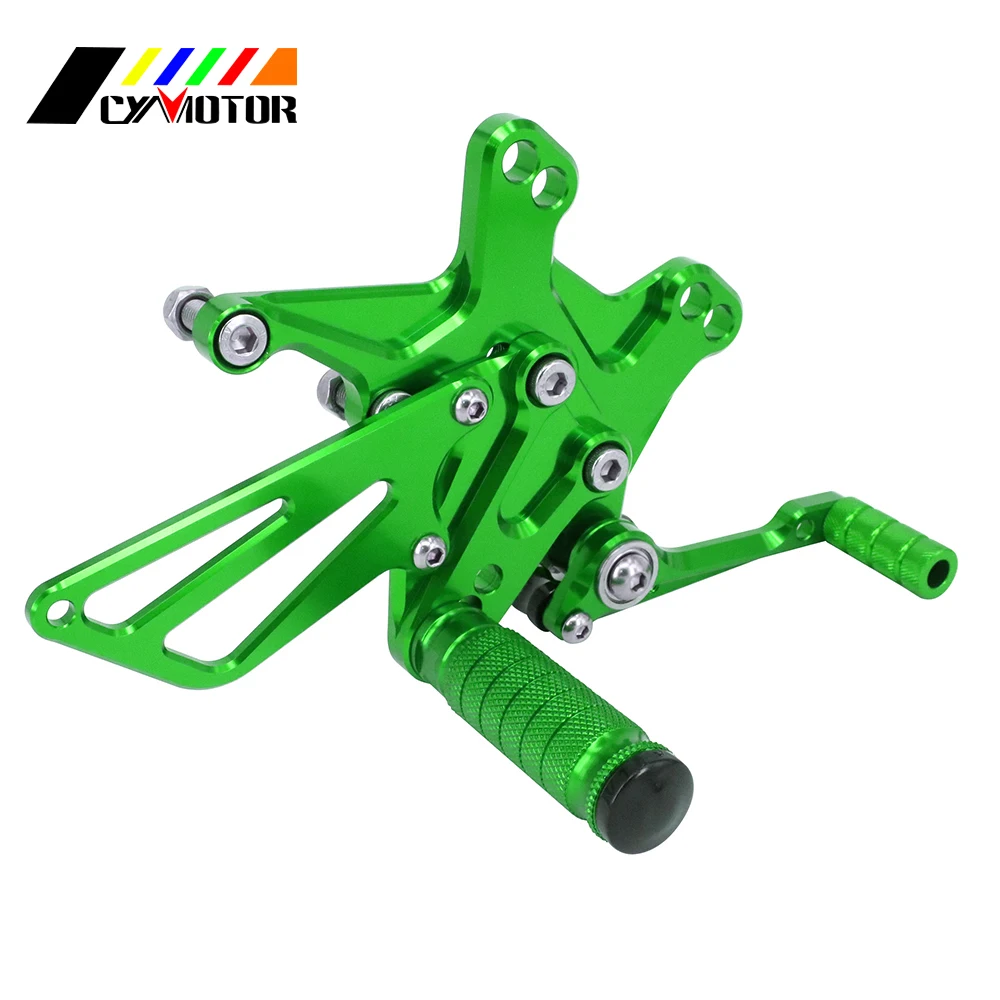 Мотоцикл с ЧПУ Регулируемые подножки подножек для KAWASAKI ZX10R ZX 10R 2011 2012 2013 2014 2015 11 12 13