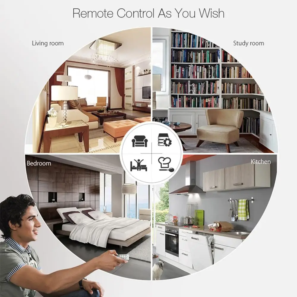 Франция Smart Plug Mini, европейская розетка типа E/F розетка 16A беспроводной пульт дистанционного управления 433 беспроводной светильник переключатель