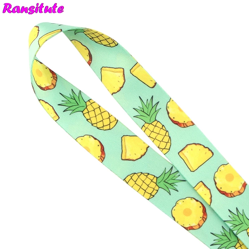 Фрукты серии ананас талреп Ключ ID карты мобильный телефон ремень DIY шейный