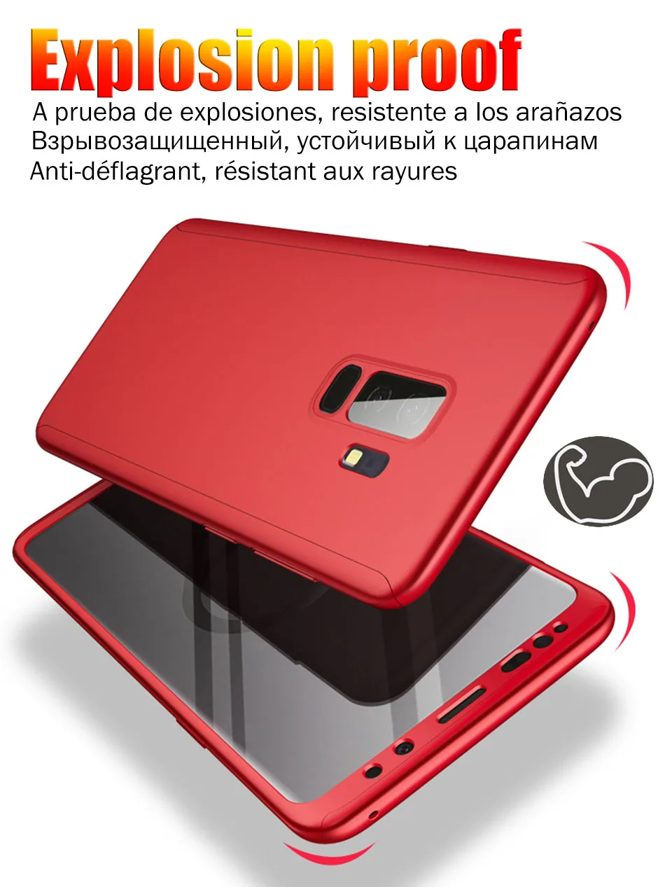 360 чехол для samsung Galaxy A50 A70 A10 A20 A30 A40 A60 A7 Примечание 10 pro M10 M20 M30 S6 S7 край S8 S9 S10E S10 плюс Чехол