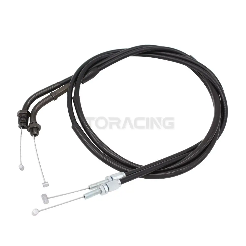 Motorcycle Throttle Cable (1 For Pull and 1 For Push) For Ho