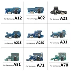 Док-станция с USB-портом для зарядки, 20 шт., гибкий кабель для Samsung A02, A02S, A12, A21, A21S, A31, A41, A51, A70, A71, A22, A32, 4G