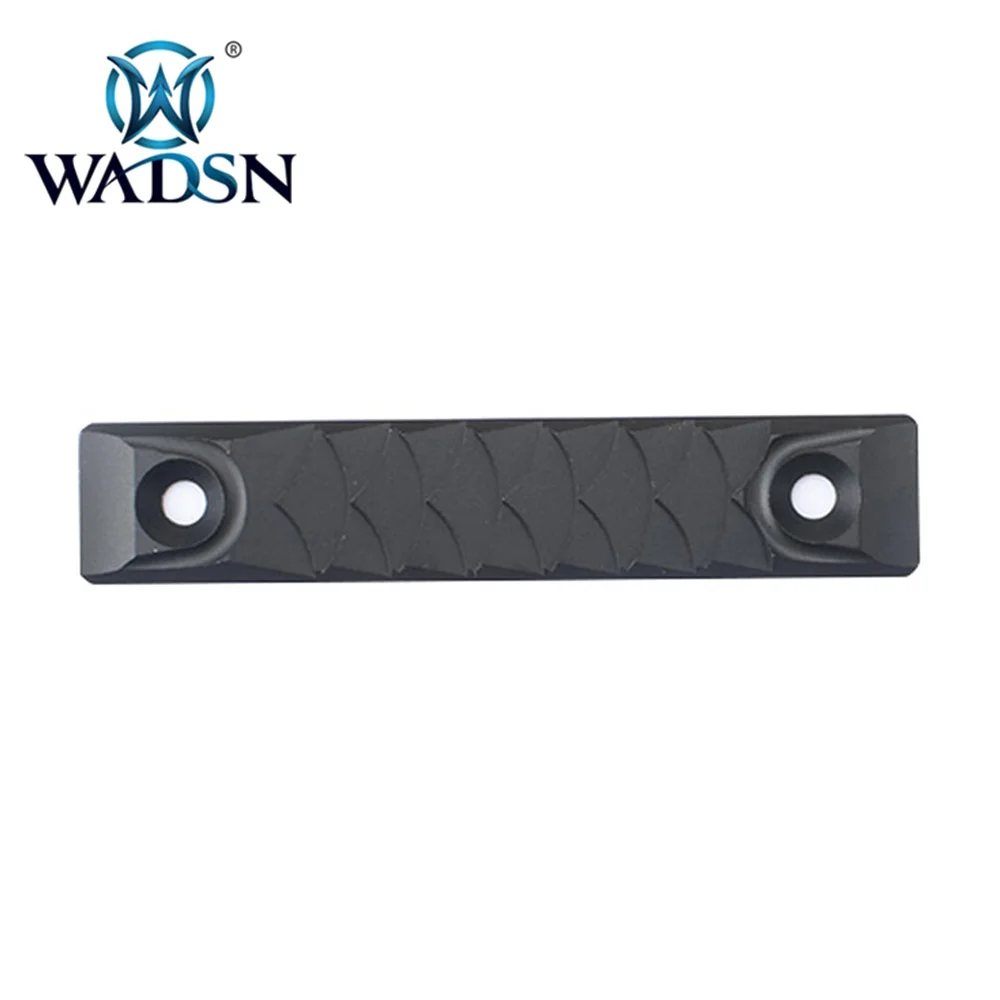 80x16mm DR WADSN Tactical RS CNC Handguard Rail Крышка для M-lok и Keymod короткие Railscales стиль WME08003 охотничий оружейный светильник аксессуар - Цвет: 80x16mm DR