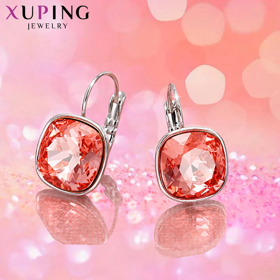 Xuping модные серьги Свадебные подарки кристаллы от Swarovski Красочные очаровательные Висячие серьги для женщин Подарки M42-200