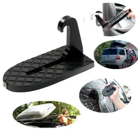 car assist pedal easy access to car roof vehicle hooked slam latch doorstep with safety hammer function csv