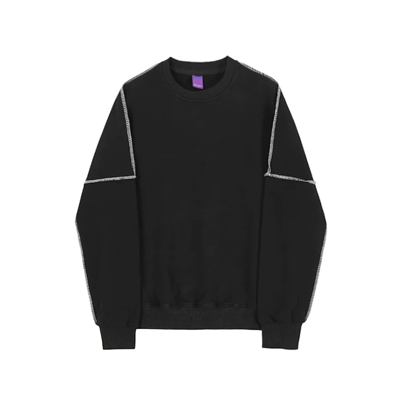 

IEFB Men's Wear Korean Style Sweatshirt 2021 Spring New Loose Top Ins Trendy Round Collar Pullover Oversized Tops Couple 9Y3450