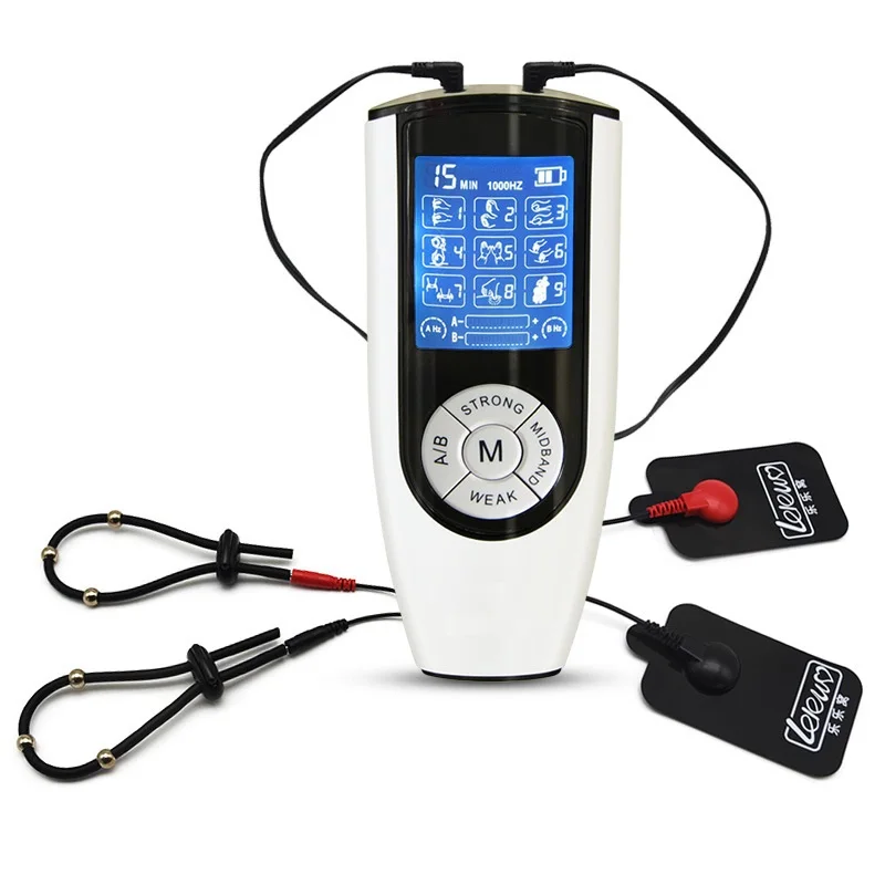 Новинка импульсное кольцо для пениса с электрошоком высокой