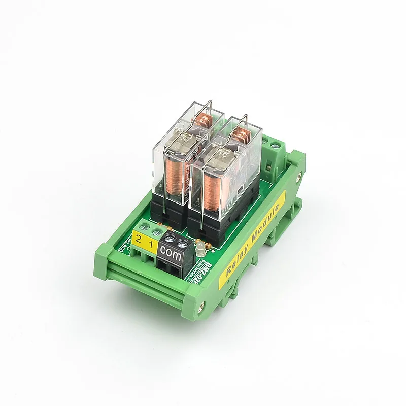 2 канала SPDT 16A Мощность реле Интерфейс модуль 1NO + 1NC OMRON G2R 1 E DC 12v 24V ПЛК усилитель