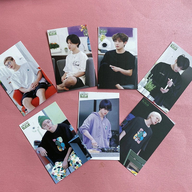 

KPOP Bangtan Boys Album IN THE SOOP 2 Photocard JIMIN JIN SUGA Jungkook Postcard Double-Sided LOMO Cards For Fans Collection J53