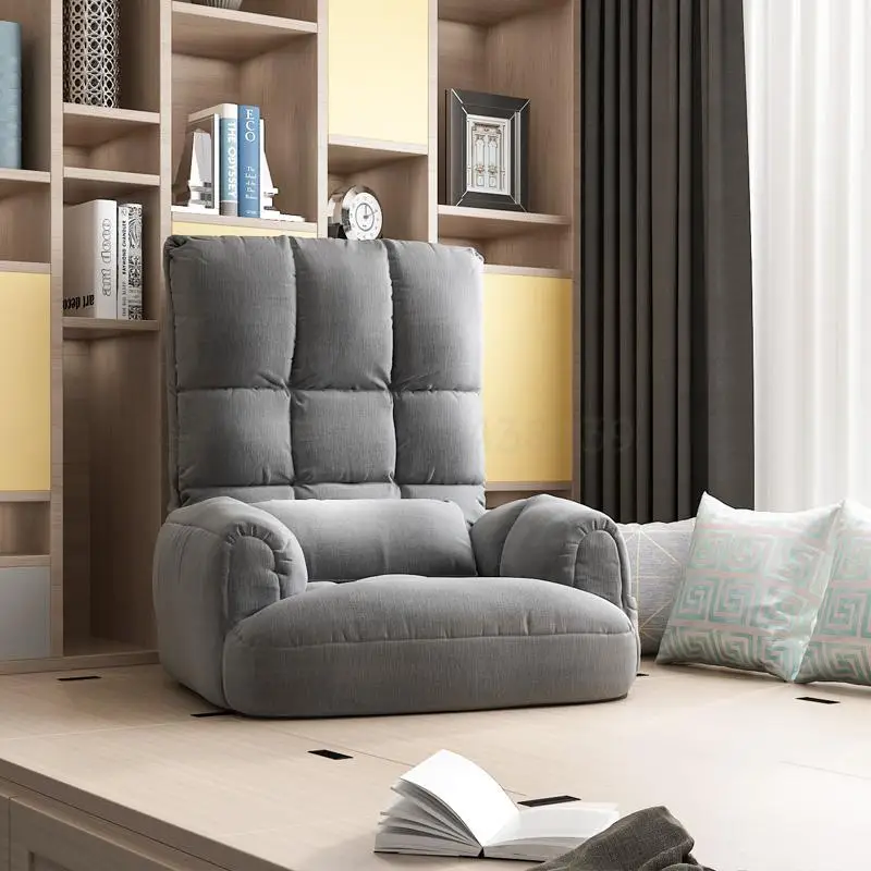 Lazy sofa bedroom living room single dormitory leisure computer chair balcony folding back recliner |