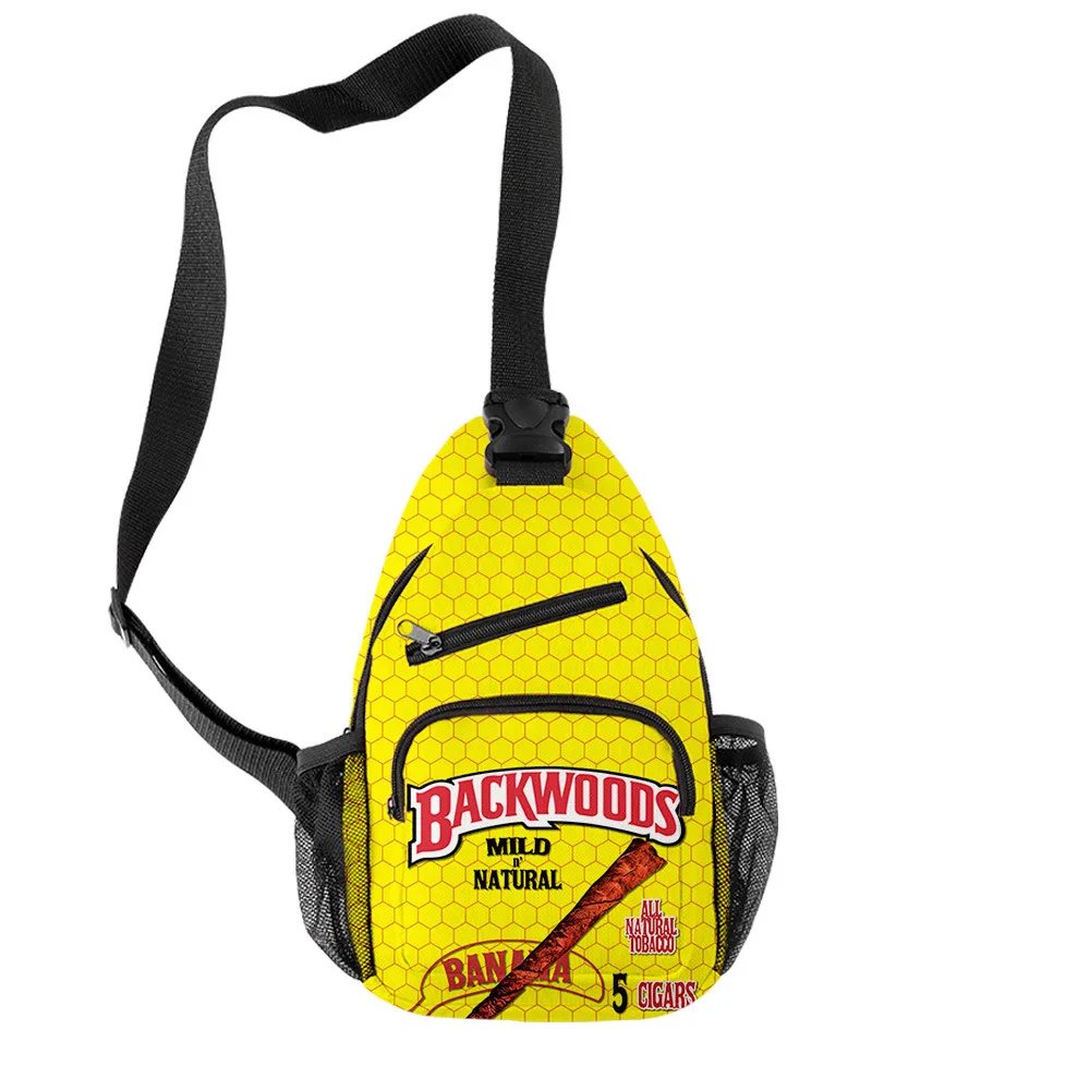 

BACKWOODS Design Single Rucksack Chest Bags Shoulder Cross body Bag Messenger Bag Shouldered Backpack Casual Sports Backpacks