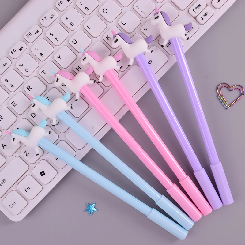 Из мультфильма Холодное сердце 1 шт. Единорог кавайные ручки Фламинго шариковые