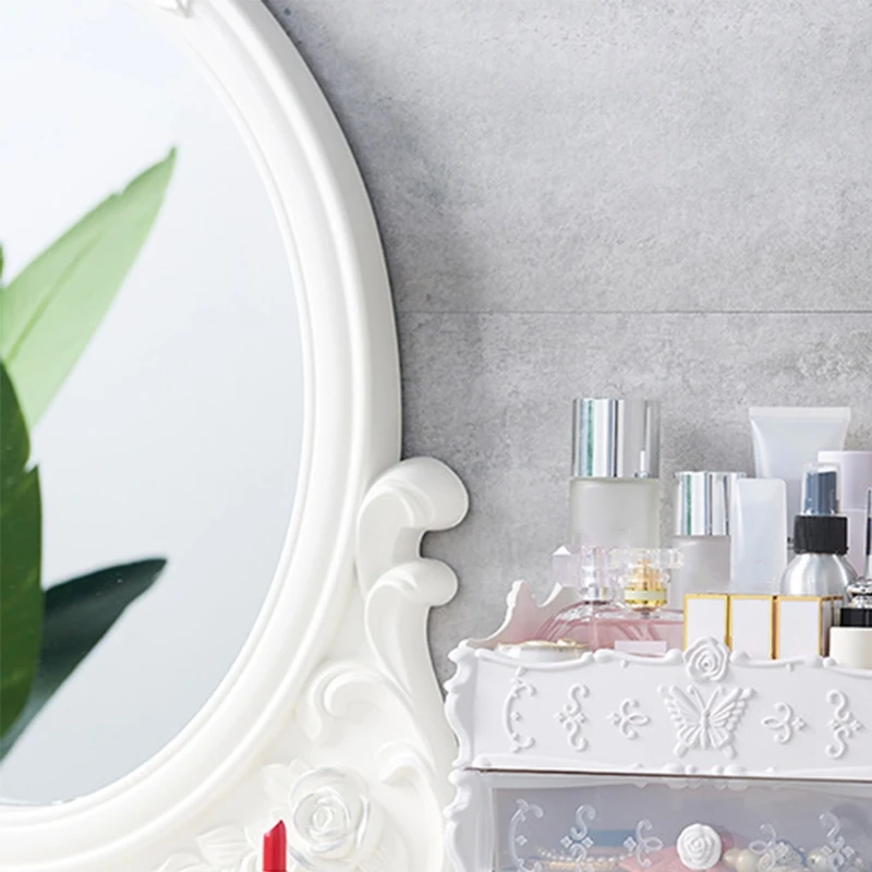 

Plastic Cosmetic Drawer Container Makeup Organizer Box For Storage Nail Holder Home Desktop Sundry Storage Cas
