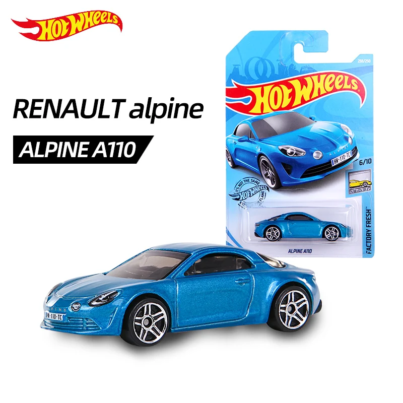 Горячее колесо 1: 64ALPINE Sedan(ALPINE A110)(супер запуск автомобиля) Заводская свежая Коллекционная версия металлического литья модель автомобиля