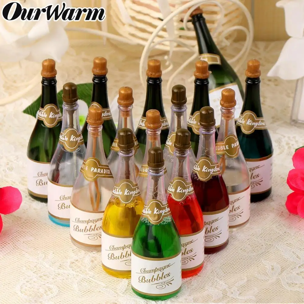 OurWarm 12 шт. бутылки для мыла в стиле шампанского товары вечеринок подарки гостей