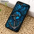 MaiYaCa Якорь Морской Океан тату звезда Графический чехол для телефона iPhone X XR XS 11 12 13 Pro MAX 5 6 7 8 Plus Samsung S8 S9 S10