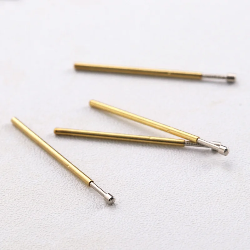 

100 PCS/pack P50-D2 Big Round Head Test Probe Needle Outer Diameter 0.9mm Length 16.55mm PCB Spring Test Pin