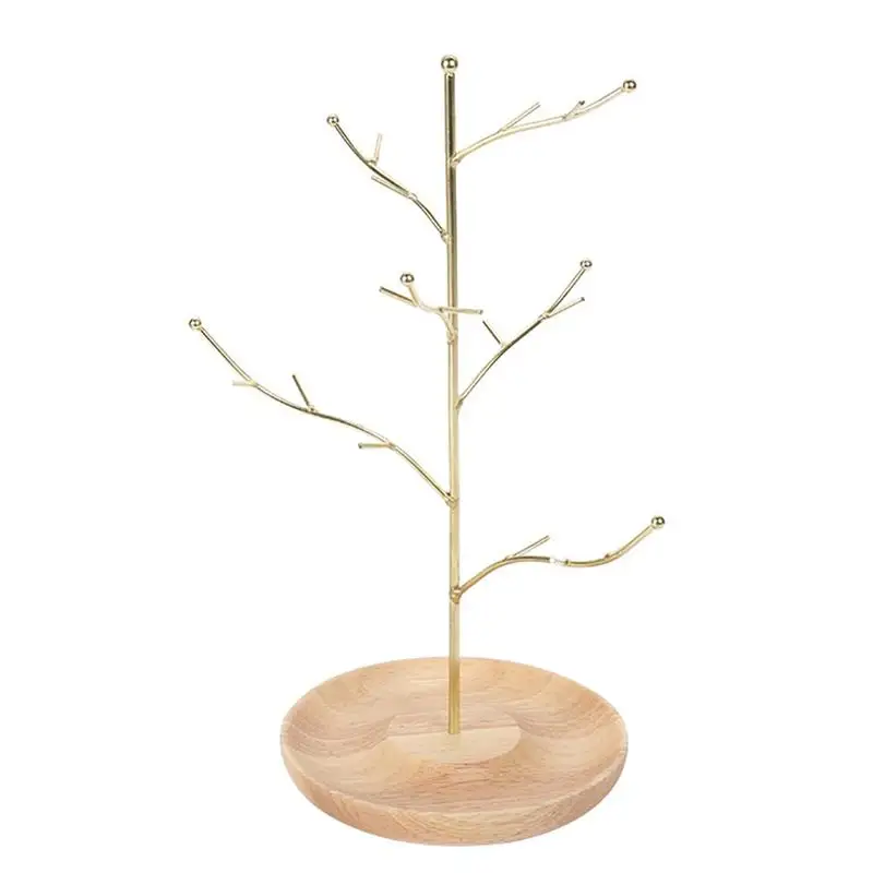 

1Pc Jewelry Display Tree Hanging Rack Jewelry Organizer Dresser Adornment